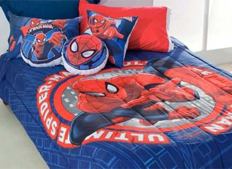 Juego de Sábanas, Acolchados y Cortinados Hombre Araña