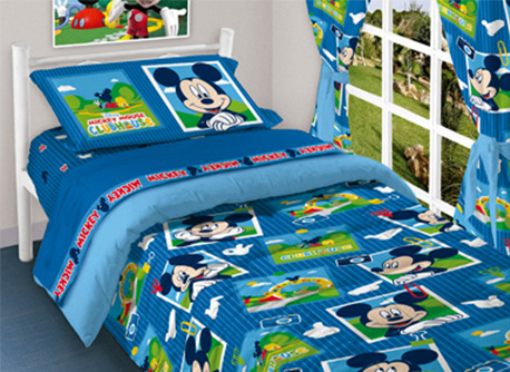 Juego de Sábanas, Acolchados y Cortinados Mickey
