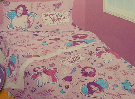 Juego de Sábanas, Acolchados y Cortinados Violeta